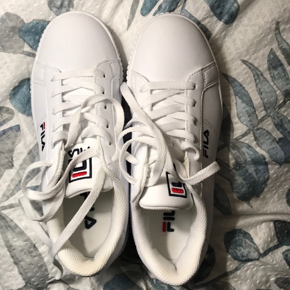 fila platform tennis shoes